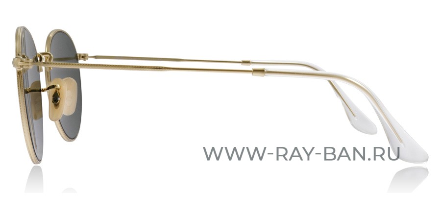 Ray Ban Round Metal Flat Lenses RB3447N 001