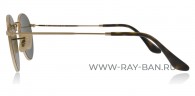 Ray Ban Round Metal Flat Lenses RB3447N 001/8O